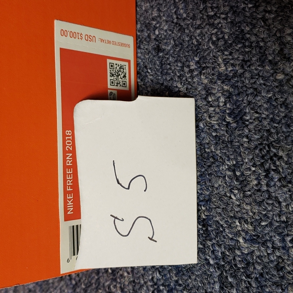 Nike Free RN. 8.5 Black, worn once.